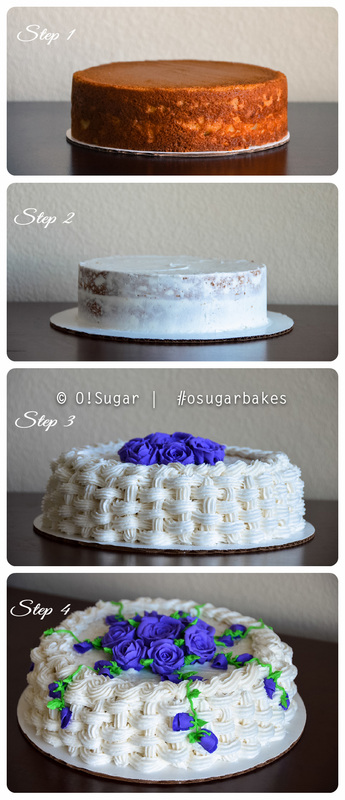 Traditional Basket Weave Cake | This basket weave technique … | Flickr